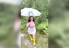 Погуляла и подрочила